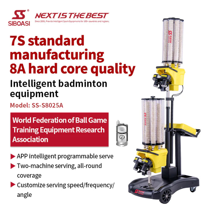 BADMINTON AUTOMATIC TRAINING MACHINE BADMINTON AUTOMATIC TRAINING MACHINE